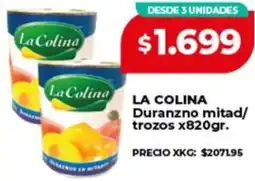 Supermayorista Vital La colina duranzno mitad/ trozos oferta