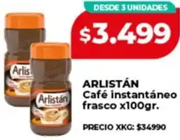 Supermayorista Vital Arlistán café instantáneo frasco oferta