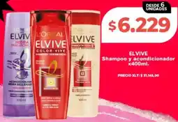 Supermayorista Vital Elvive shampoo y acondicionador oferta