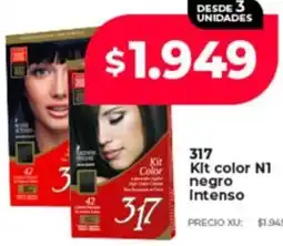 Supermayorista Vital 317 kit color n1 negro intenso oferta