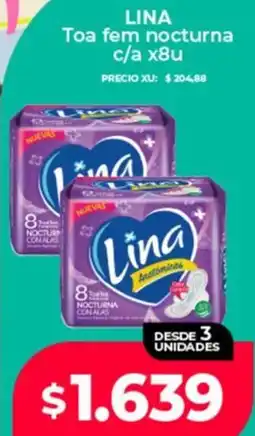 Supermayorista Vital Lina toa fem nocturna c/a oferta