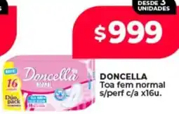 Supermayorista Vital Doncella toa fem normal s/perf c/a oferta