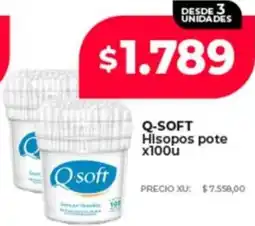 Supermayorista Vital Q-soft hisopos pote oferta
