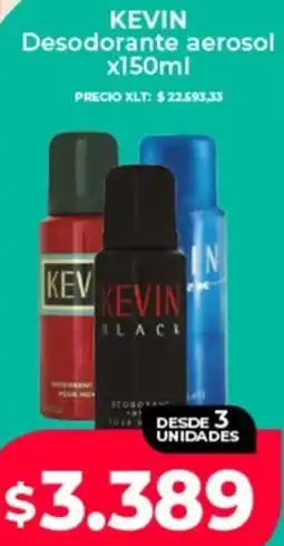 Supermayorista Vital Kevin desodorante aerosol oferta