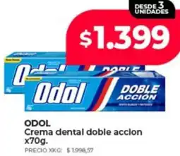 Supermayorista Vital Odol crema dental doble accion oferta