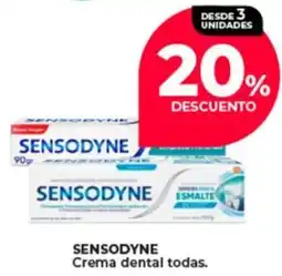 Supermayorista Vital Sensodyne crema dental todas oferta