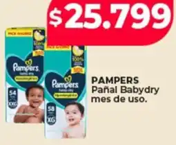 Supermayorista Vital Pampers pañal babydry mes de uso oferta