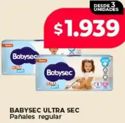 Supermayorista Vital Babysec ultra sec pañales regular oferta