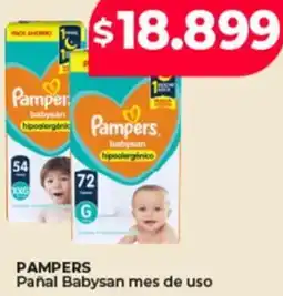 Supermayorista Vital Pampers pañal babysan mes de uso oferta
