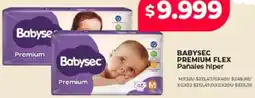 Supermayorista Vital Babysec premium flex pañales hiper oferta