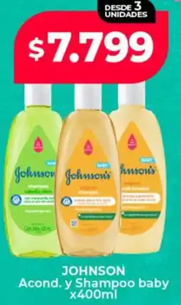 Supermayorista Vital Johnson baby acond. y shampoo oferta