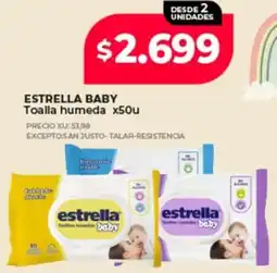 Supermayorista Vital Estrella baby toalla humeda oferta