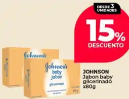 Supermayorista Vital Johnson jabon baby glicerinado oferta