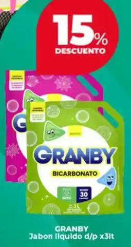 Supermayorista Vital Granby jabon liquido d/p oferta