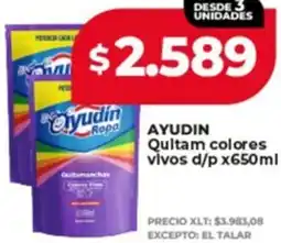 Supermayorista Vital Ayudín quitam colores vivos d/p oferta