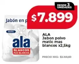 Supermayorista Vital Ala jabon polvo matic mas blancos oferta