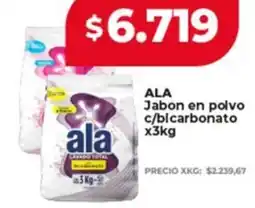 Supermayorista Vital Ala jabon en polvo c/bicarbonato oferta