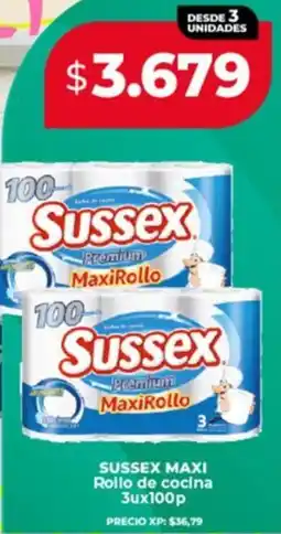 Supermayorista Vital Sussex maxi rollo de cocina oferta