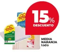 Supermayorista Vital Media naranja todo oferta