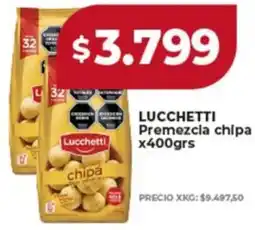 Supermayorista Vital Lucchetti premezcla chipa oferta