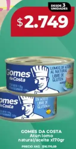 Supermayorista Vital Gomes da costa atun lomo natural/acelte oferta