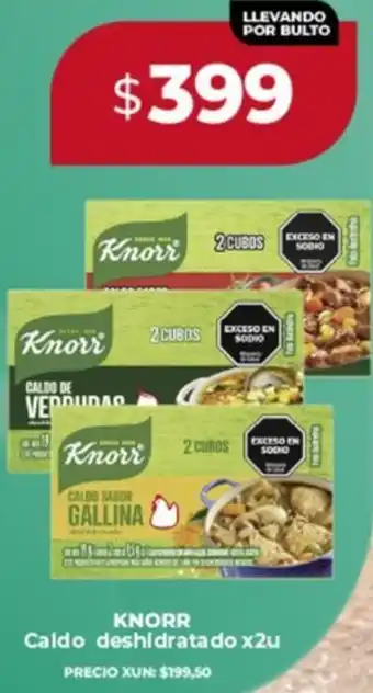 Supermayorista Vital Knorr caldo deshidratado oferta