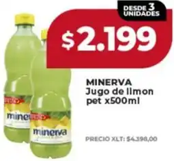 Supermayorista Vital Minerva jugo de limon pet oferta
