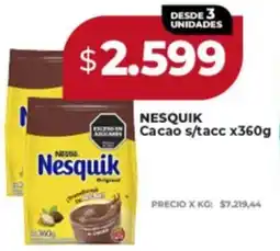 Supermayorista Vital Nesquik cacao s/tacc oferta