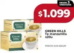 Supermayorista Vital Green hills te manzanilla oferta