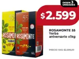 Supermayorista Vital Rosamonte 55 yerba aniversario oferta