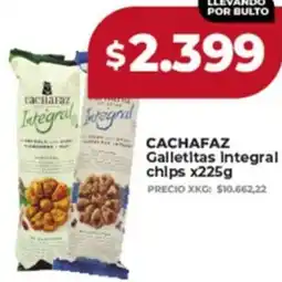 Supermayorista Vital Cachafaz galletitas integral chips oferta