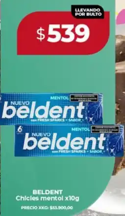 Supermayorista Vital Beldent chicles mentol oferta
