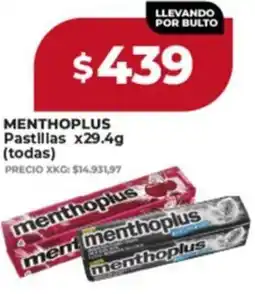 Supermayorista Vital Menthoplus pastillas oferta