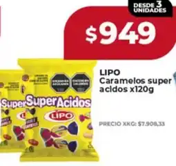 Supermayorista Vital Lipo caramelos super acidos oferta