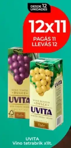 Supermayorista Vital Uvita vino tetrabrik oferta