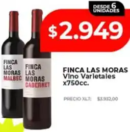 Supermayorista Vital Finca las moras vino varletales oferta