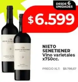 Supermayorista Vital Nieto senetiener vino varietales oferta