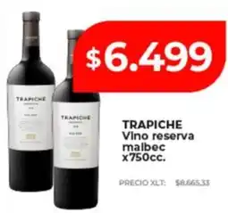 Supermayorista Vital Trapiche vino reserva malbec oferta