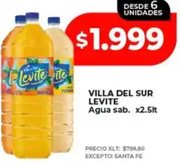 Supermayorista Vital Levite villa del sur agua sab. oferta