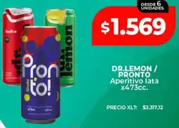 Supermayorista Vital Dr.lemon/ pronto aperitivo lata oferta