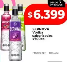 Supermayorista Vital Sernova vodka saborizados oferta