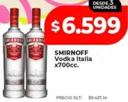 Supermayorista Vital Smirnoff vodka italla oferta