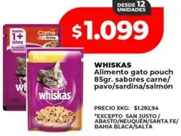 Supermayorista Vital Whiskas alimento gato pouch oferta