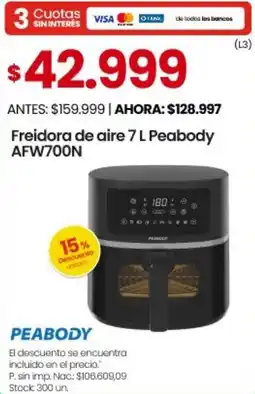 Changomas Peabody freidora de aire oferta
