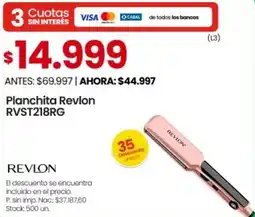 Changomas Revlon planchita revlon RVST218RG oferta