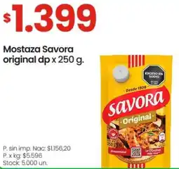 Changomas Savora original mostaza dp oferta