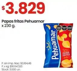 Changomas Pehuamar papas fritas oferta