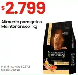 Changomas Maintenance criadores alimento para gatos oferta
