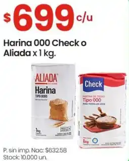 Changomas Check o aliada harina 000 oferta