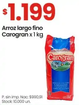 Changomas Carogran arroz largo fino oferta